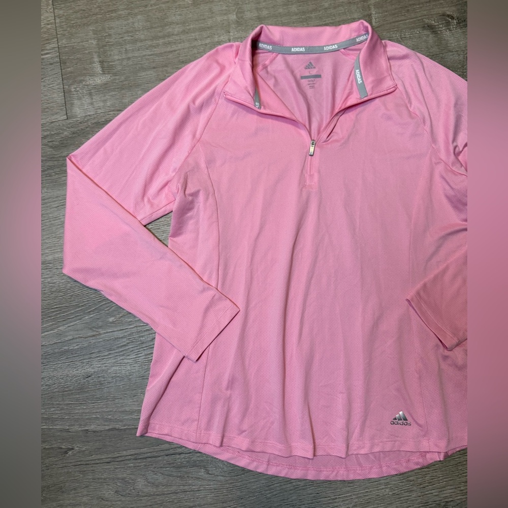 •ADIDAS• GOLF QUARTER ZIP LONG SLEEVE - Picture 3 of 6